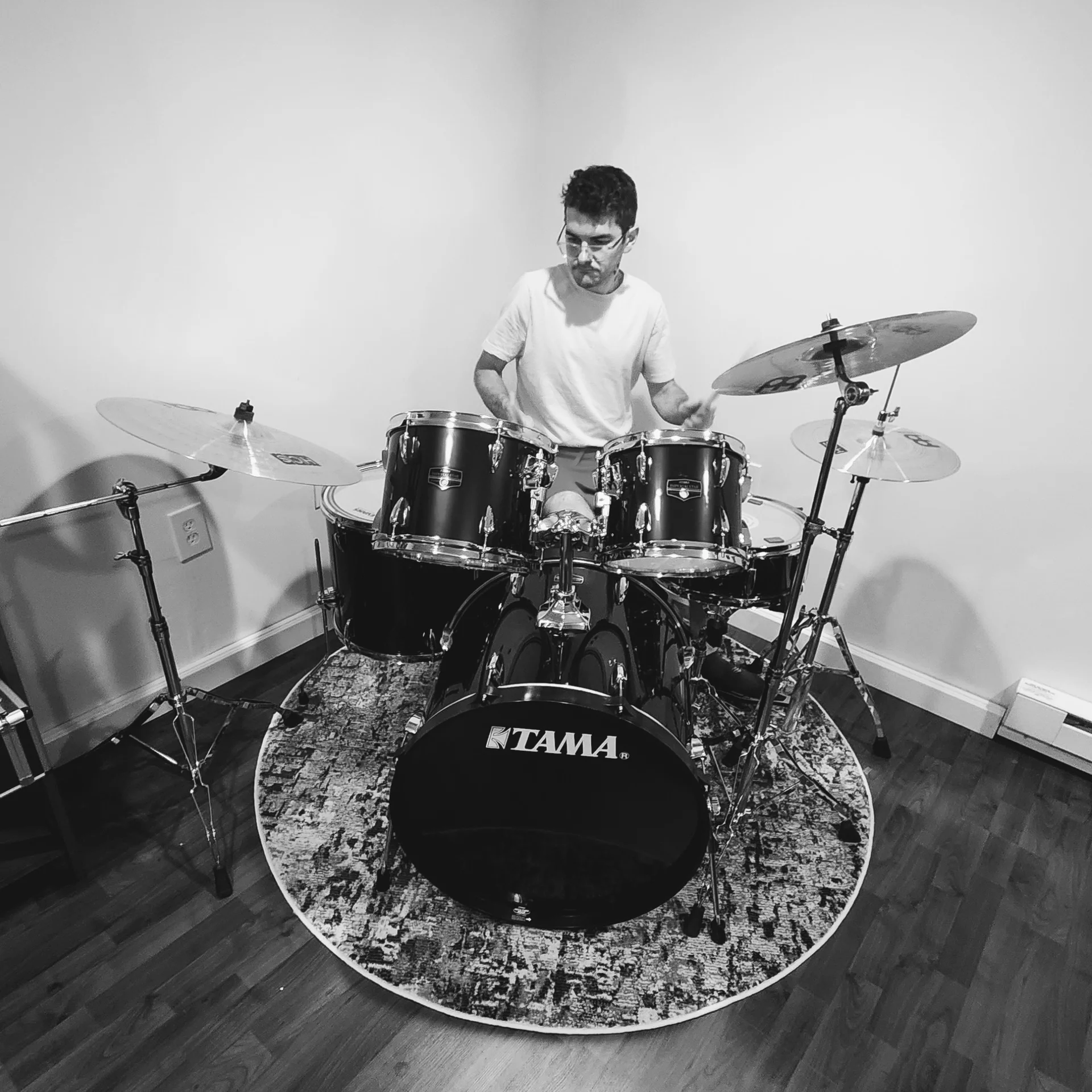 Alex Rindone drumming