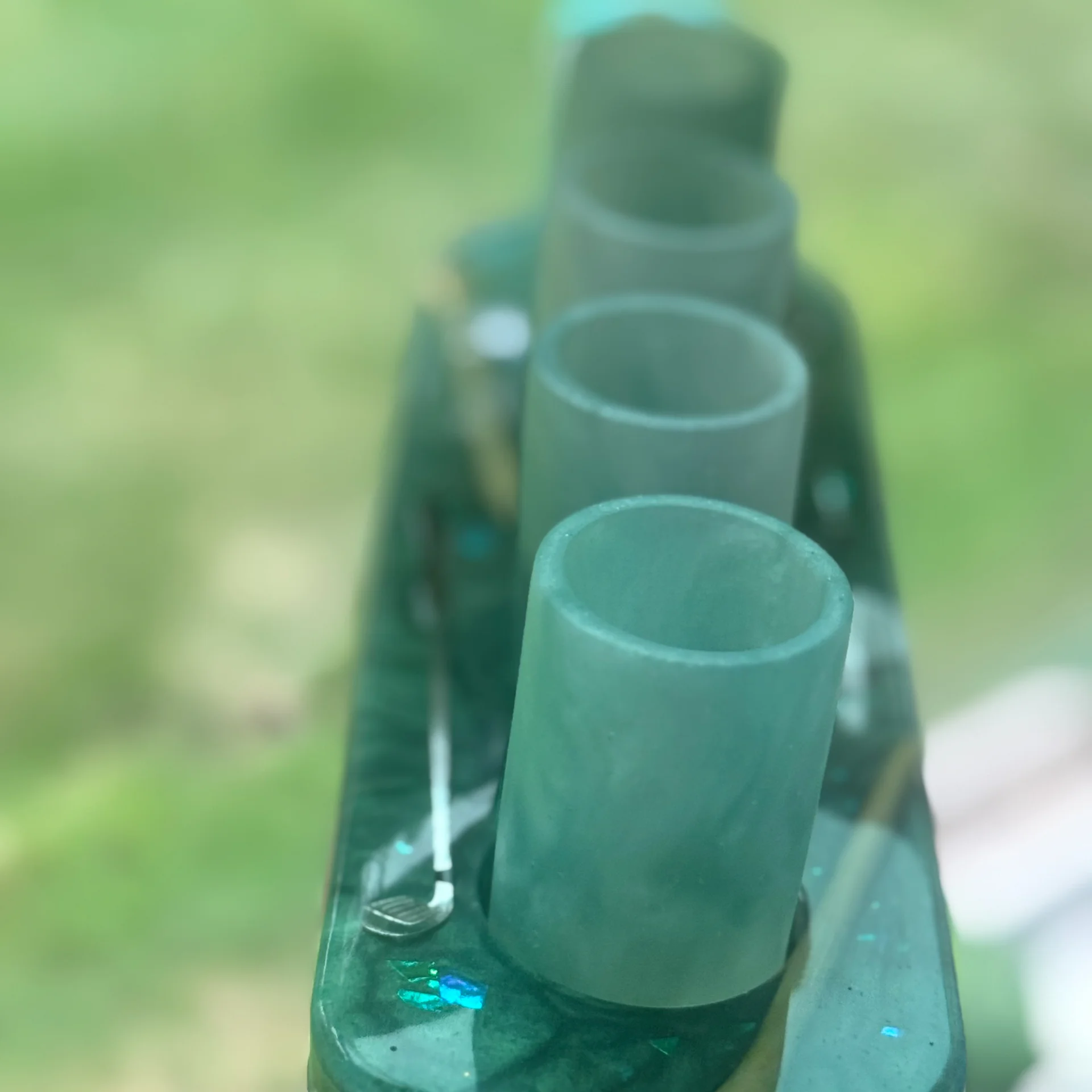 Personalized Shot Glass Holder and Matching shot glass set  view 4