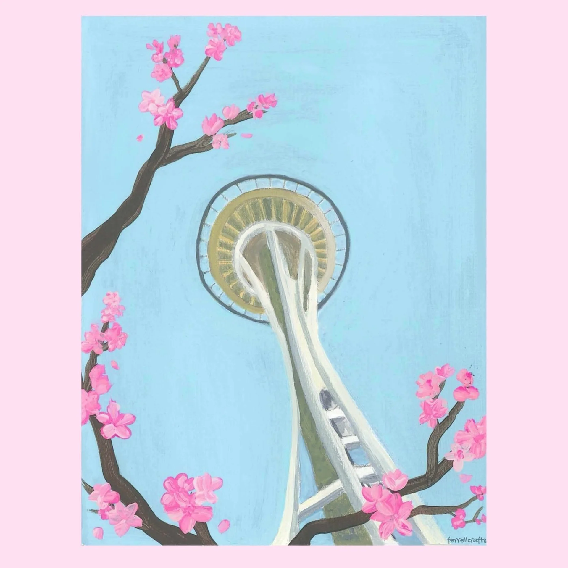 “Seattle in Spring” Print