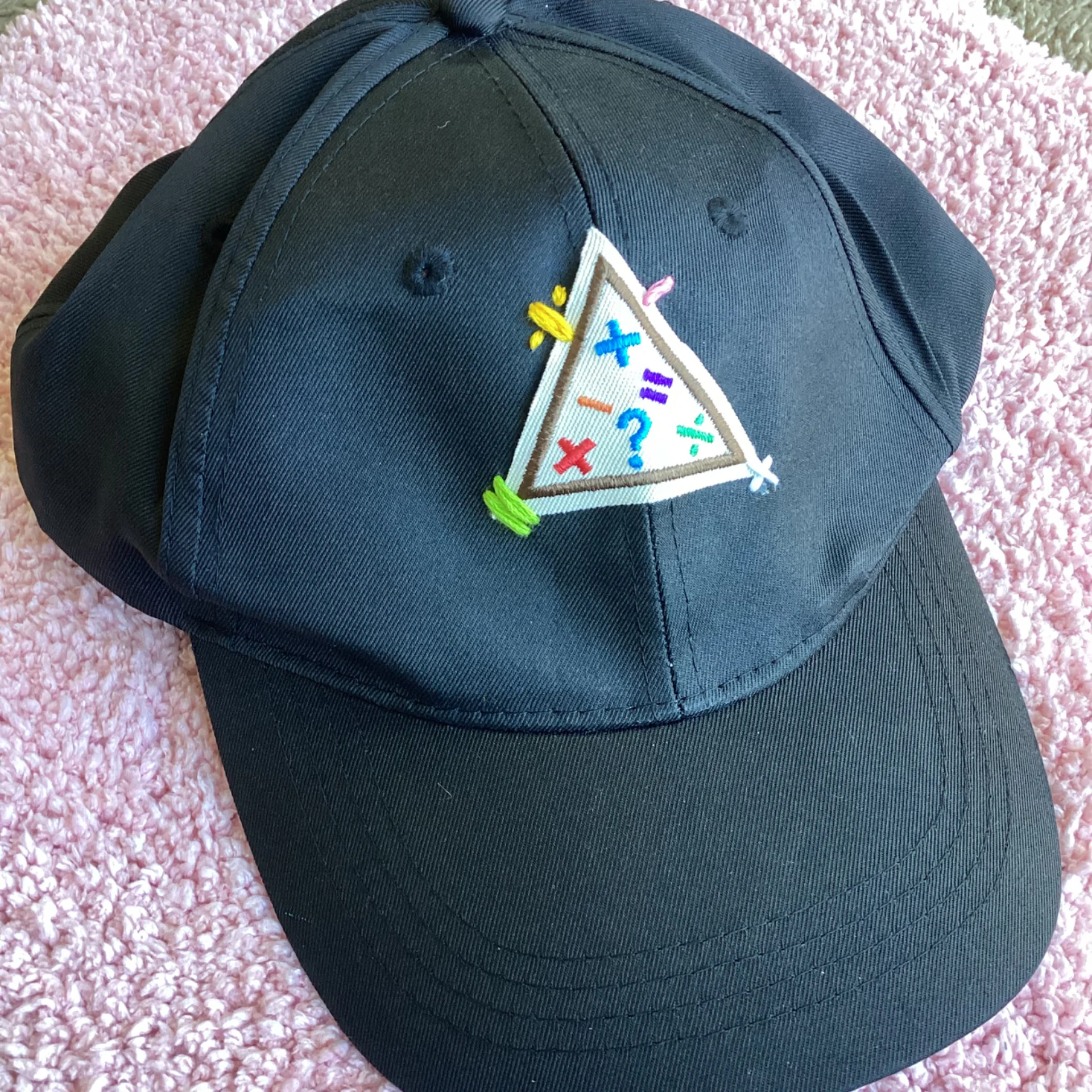 “Math Fun” Embroidered Baseball Hat view 2