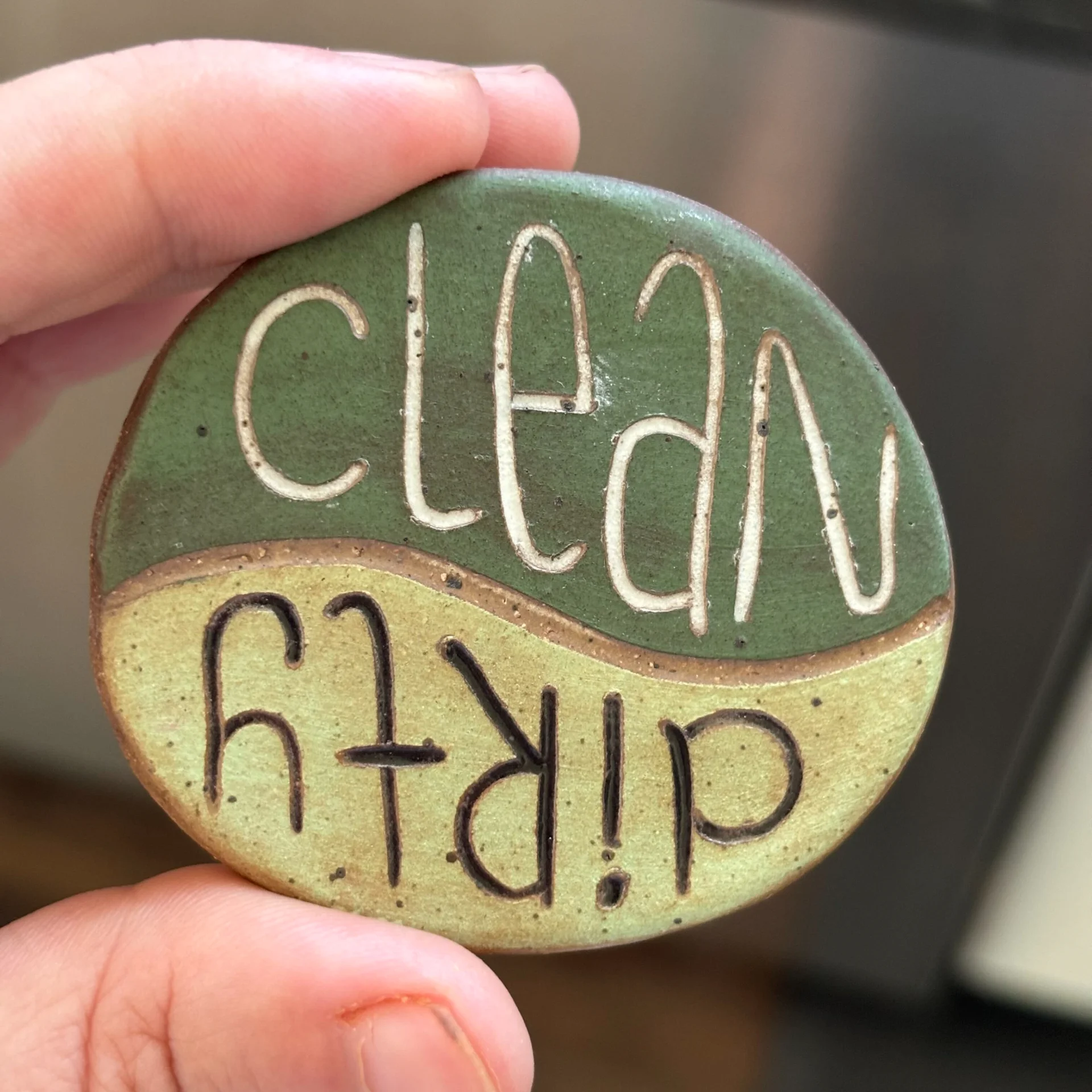 Green Dishwasher Magnet