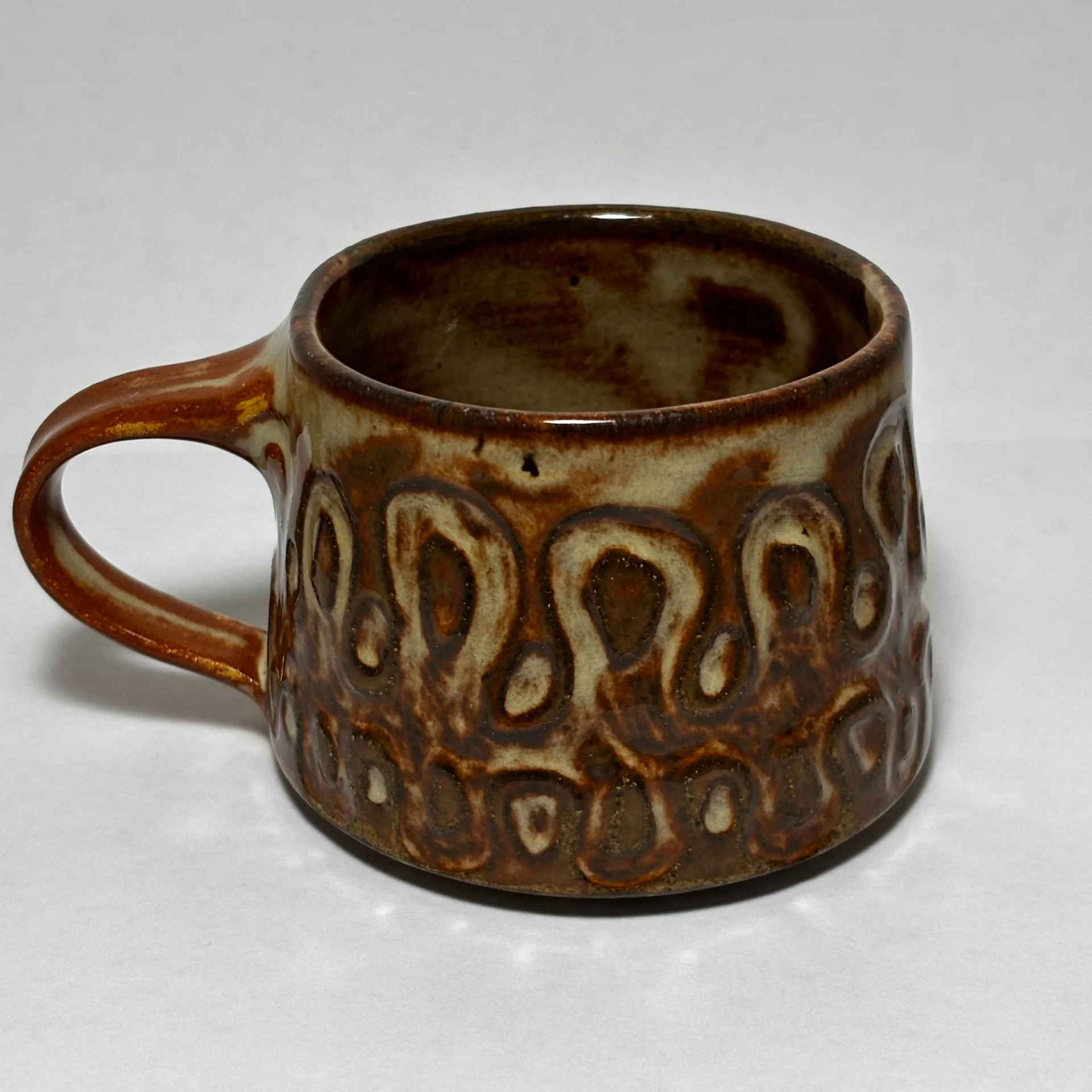 Carved Mug (Squiggles) view 4