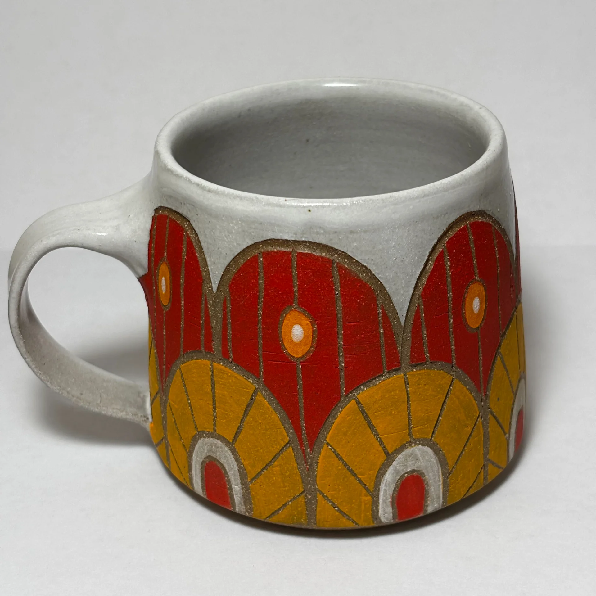 Red & Orange Arches Mug